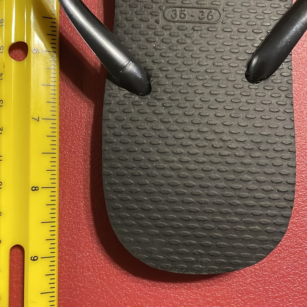 Havaianas Black Women’s flip flop size 6W US - Picture 8 of 8